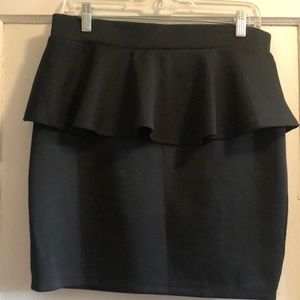 Bebe peplum skirt